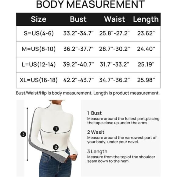 Women's Fall Mock Neck Sweaters - Long Sleeve Color Block Ribbed Knit Pullover - Picture 7 of 7